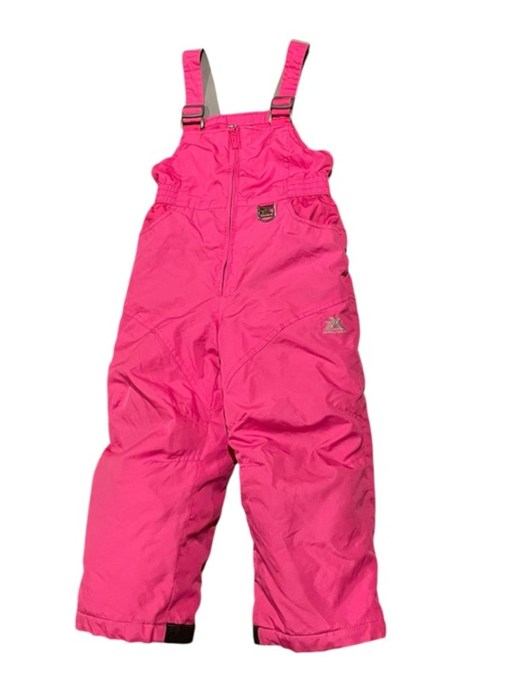 Girls XS Pink Snow Pants Overalls Zero Xposur Bibs Ski Size 4 5 Snowpants